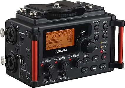 TASCAM DR-60DmkII 4-Input / 4-Track Multitrack Field Recorder