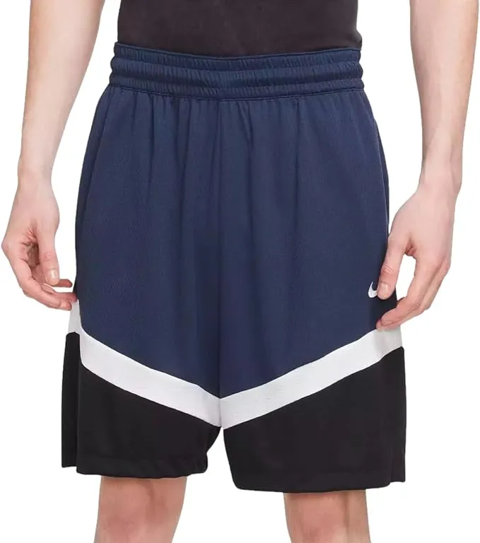 Nike Men's 8" Dri-Fit Icon Basketball Shorts, Large, Black/Black