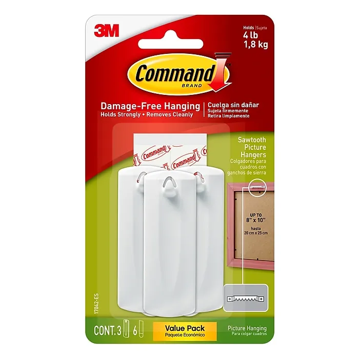 Command Sawtooth Picture Hangers (3)