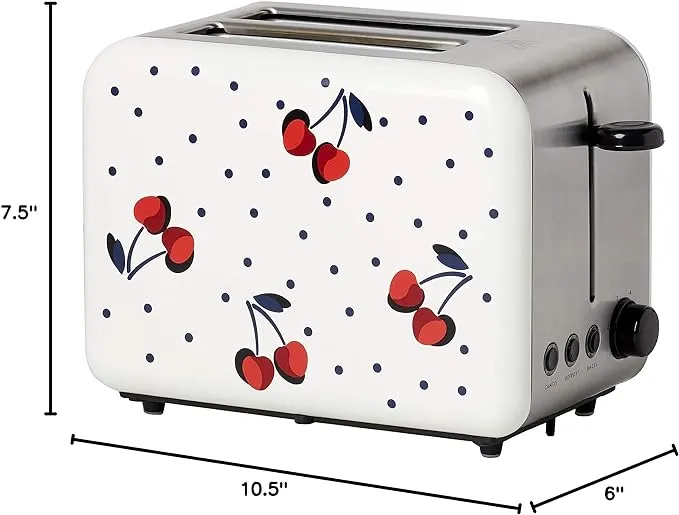 Kate Spade Vintage Cherry Dot Toaster