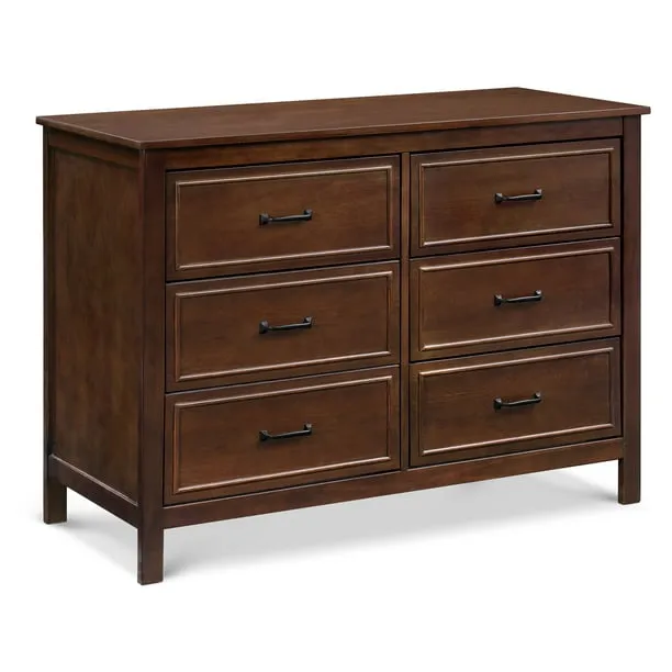 DaVinci Charlie 6-Drawer Double Dresser in Chestnut