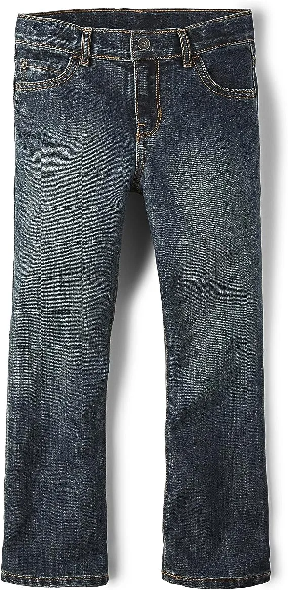 The Children's Place Boys' Basic Bootcut Jeans