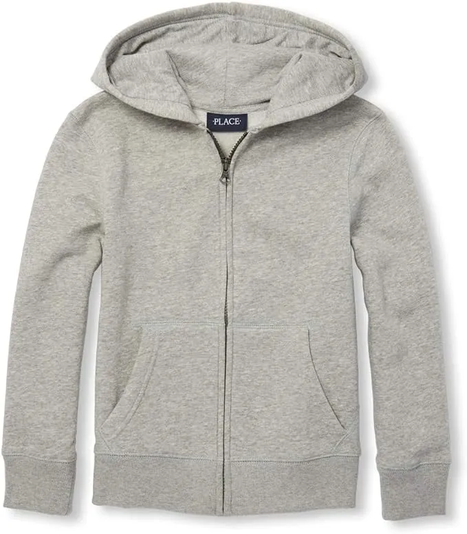 The Children's Place Boys' Uniform Zip Up Hoodie