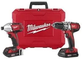 Taladro Desatornillador Impacto Milwaukee M18 2691-22 Combo