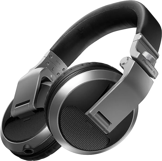 Pioneer DJ HDJ-X5 DJ Headphones, Silver