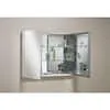 Kohler K-CB-CLC3526FS 35" W x 26" H Aluminum Two-Door Medicine Cabinet with Mirrored Doors Beveled Edges