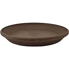 Arcadia Garden Products 14" PSW Plant Saucer, Chocolate