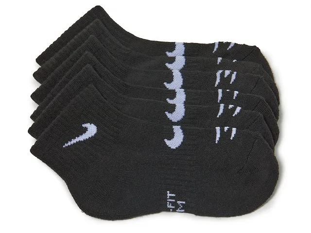 Boys Nike 6-Pack 3BRAND Pop Heather Crew Socks