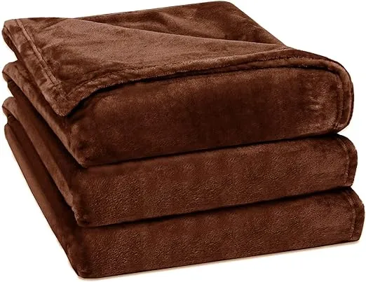 Flannel Throw Blanket - Soft and Lightweight Blankets for Couch and Bed - Coz...