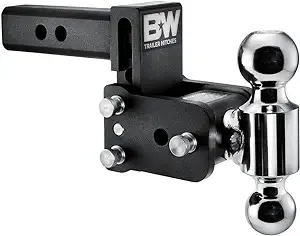 B&W TS10033B Tow & Stow Dual-Ball Trailer Hitch Mount 3" Drop