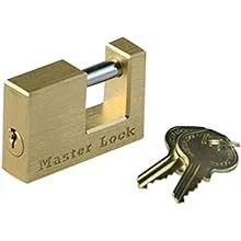 Master Lock Coupler Lock Brass 605DAT