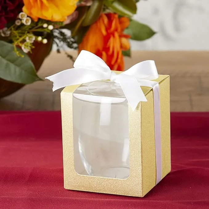 Gold 9 oz. Glassware Gift Box (Set of 12)