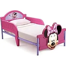 Delta Children 3D-Footboard Toddler Bed, Disney Minnie Mouse