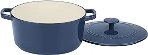 Cuisinart Chef's Classic Enameled Cast Iron 5-Quart Round Covered Casserole