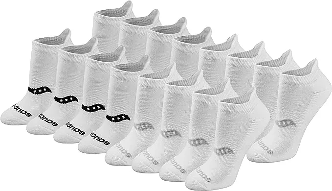 Saucony Women's Multipack Performance Heel Tab Athletic Socks