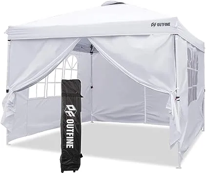 OUTFINE 10'x10' Pop Up Commercial Instant Gazebo Tent