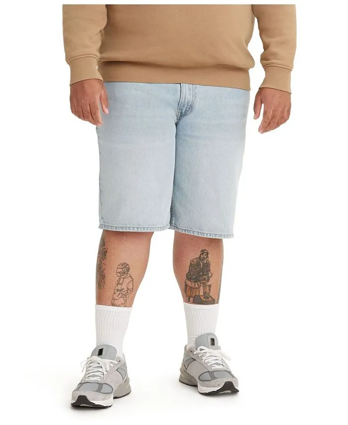 Men's Big and Tall 469 Loose Fit Non-Stretch Jean Shorts
      
          Men's Big and Tall 469 Loose Fit Non-Stretch Jean Shorts