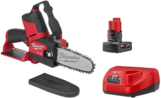 M12 FUEL 12-Volt Lithium-Ion Brushless Battery 6 in. HATCHET Pruning Saw Kit with 4.0 Ah Battery and Charger