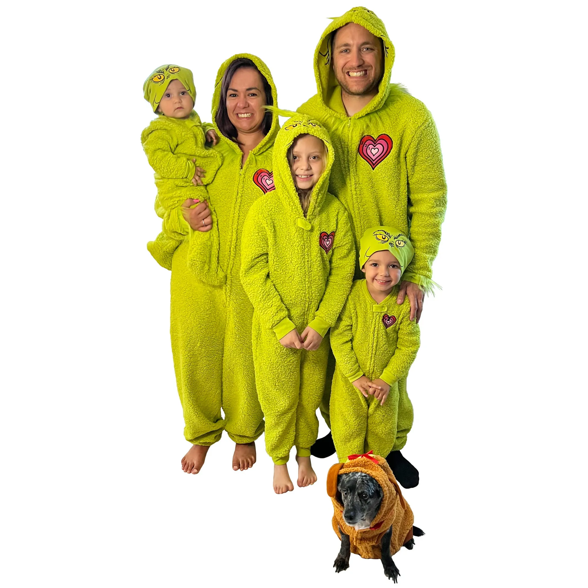 Dr. Seuss The Grinch Christmas Matching Family Pajamas Toddler Union Suit