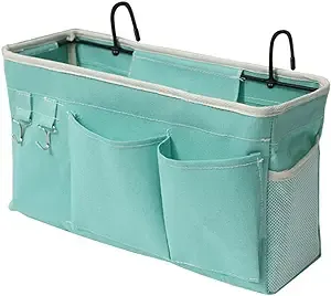 Loghot Bedside Caddy/Bedside Storage Bag Hanging Organizer for Bunk and Hospital Beds,Dorm Rooms Bed Rails,Can Be Placed