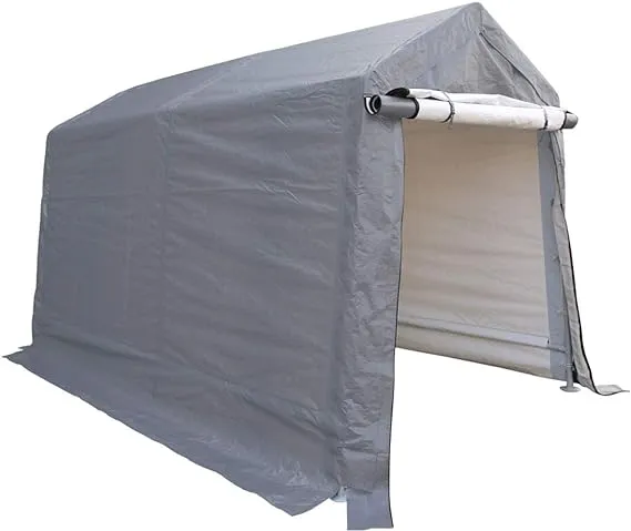 Impact Canopy 7x12 Portable Shed, Grey