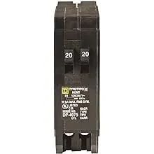 Square D HOMT2020 Plug in Circuit Breaker