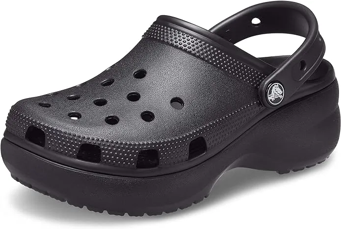 Crocs Classic Platform Clog Black (Women's)