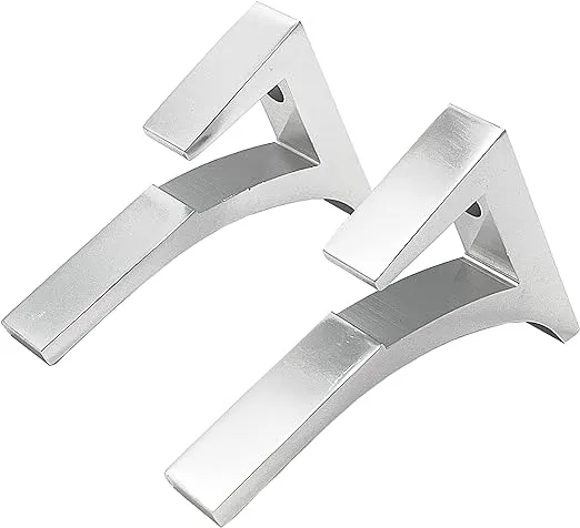 CRL Chrome Aluminum Shelf Bracket for 3/8" to 1/2" Glass