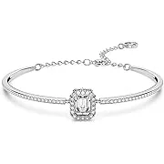 Swarovski Millenia Bangle Octagon Cut White Rhodium Plated