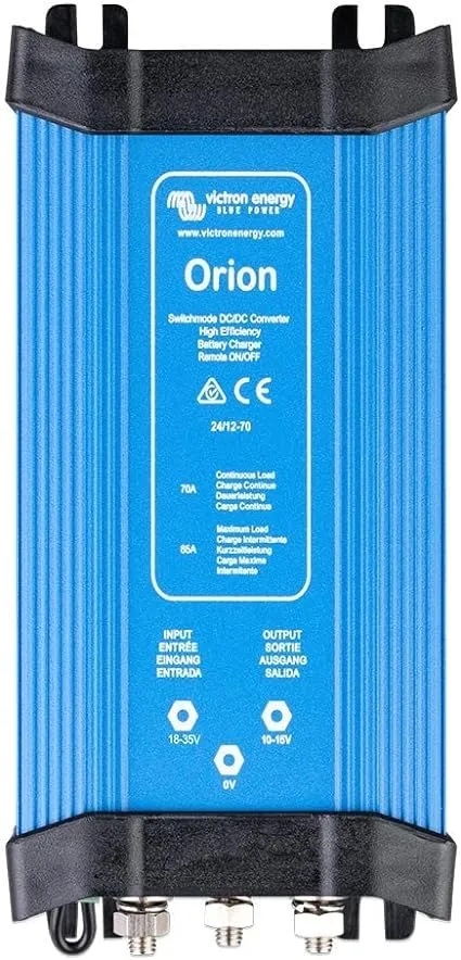 Преобразователь постоянного тока в постоянный ток Victron Energy Orion, 24/12 В, 70 А, неизолированный, высокой мощности