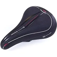 Serfas Lycra Full Suspension Hybrid Saddle, Men's, Black