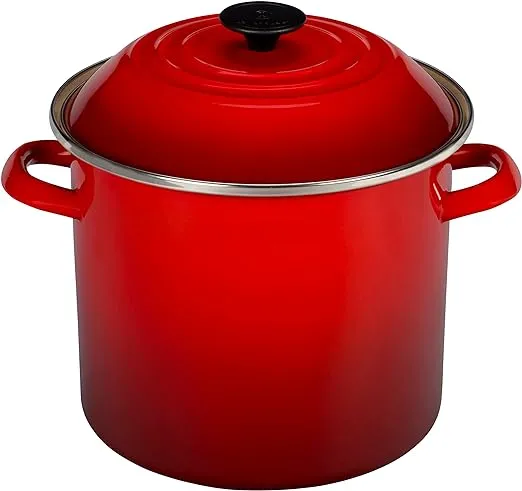 Le Creuset 16 qt Stockpot - Cerise