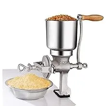 Ejoyous Hand Crank Grain Mill, Table Clamp Manual Corn Grain Grinder Cast Iron Mill Grinder for Grinding Nut Spice Wheat Coffee Home Kitchen Commercial Use