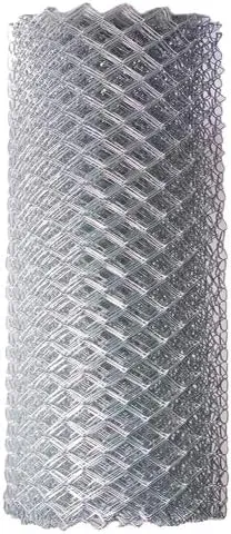 4 ft. x 50 ft. 11.5-Gauge Galvanized Steel Chain Link Fabric