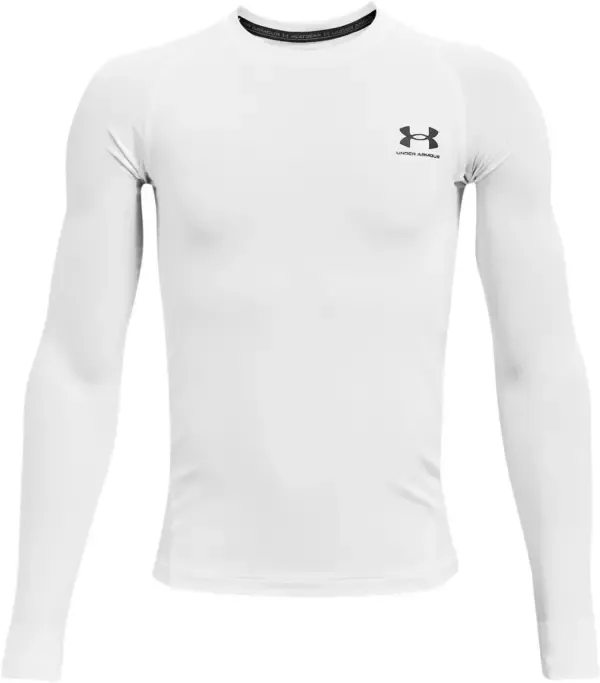 Under Armour Heatgear Armour Long Sleeve - Boys' Black / White S