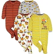 Gerber 4-Pack Baby Boys Transportation Zone Sleep 'N Plays - Newborn