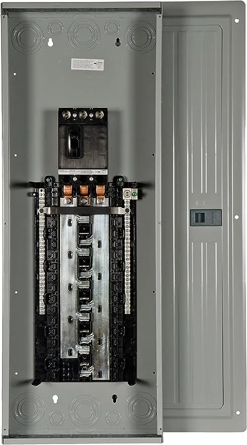 Siemens S3054B3200 200-Amp Indoor Main Breaker 30 Space, 54 Circuit 3-Phase Load Center, 43.5 Inch, ColorSiemens S3054B3200 200-Amp Indoor Main Breaker 30 Space, 54 Circuit 3-Phase Load Center, 43.5 Inch, Color