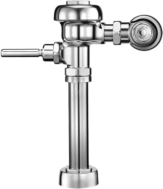 Sloan Regal 111 Exposed Manual Water Closet Flushometer, 1.28 GPF Manual Flush Valve - Single Flush, Fixture Connection Top Spud, Diaphragm Valve, Polished Chrome Finish, 3080050