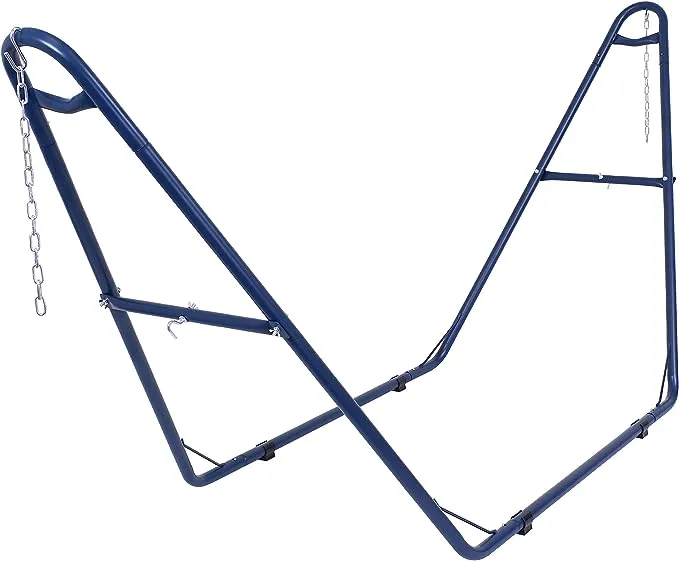 Sunnydaze Decor Universal Multi-Use Heavy-Duty Steel Hammock Stand - Blue