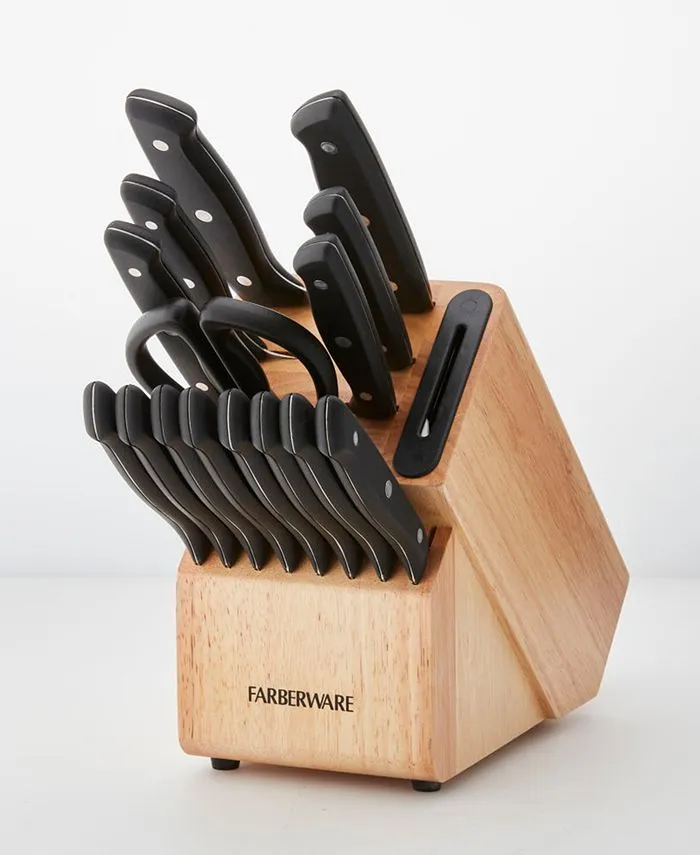 Farberware Edgekeeper 16-pc. Universal Cutlery Block Set - Black