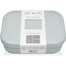 Ali+Oli Leakproof Silicone Bento Box (Dream Blue)