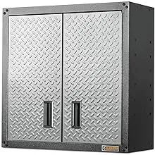 Gladiator 28 Gearbox Full-Door Garage Wall Cabinet with Shelf, Silver Tread