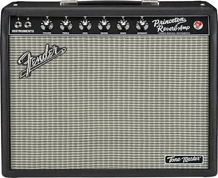 Fender Tone Master Princeton Reverb Guitar Amplifier, Black