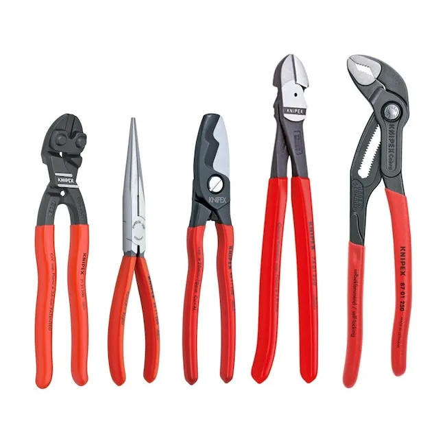 KNIPEX Black Automotive Pliers Set - 5 Piece Assorted Pliers for Automotive Applications Lowes.com