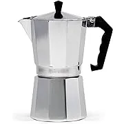 Primula Classic Stovetop Espresso and Coffee Maker, Moka Pot for Italian and Cuban Café Brewing, Greca Coffee Maker, Cafeteras, 9 Espresso Cups, SilverPrimula Classic Stovetop Espresso and Coffee Maker, Moka Pot for Italian and Cuban Café…