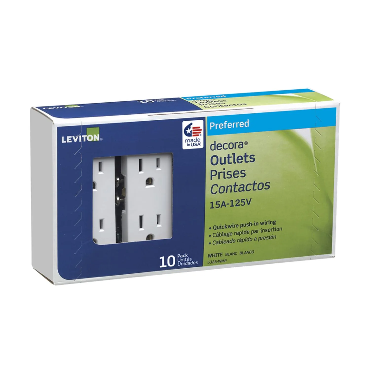 Leviton Decora Duplex Outlet