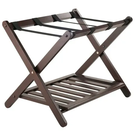 Winsome Luggage Rack with Shelf