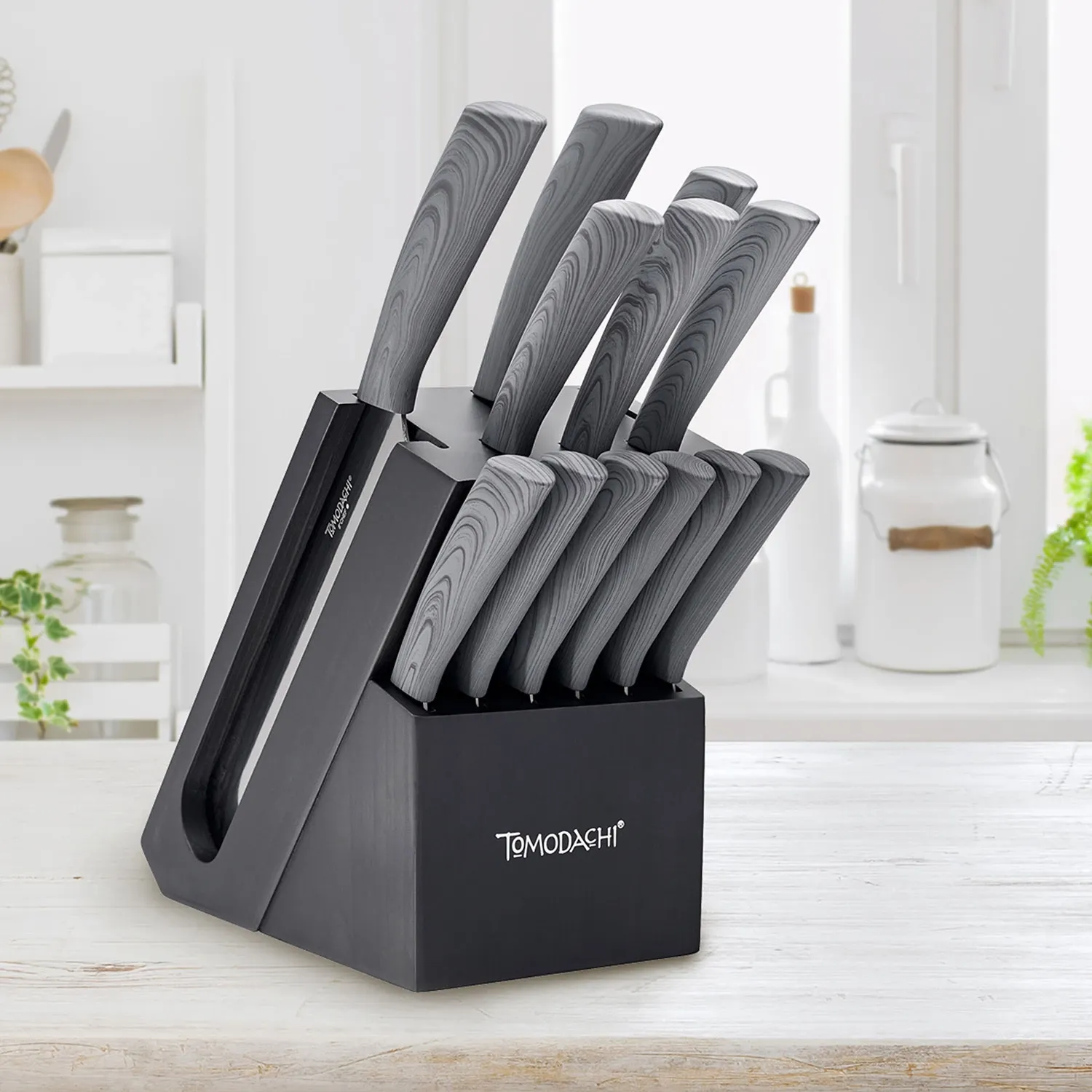 Tomodachi™ Raintree Ash - 13 Piece Knife Block Set