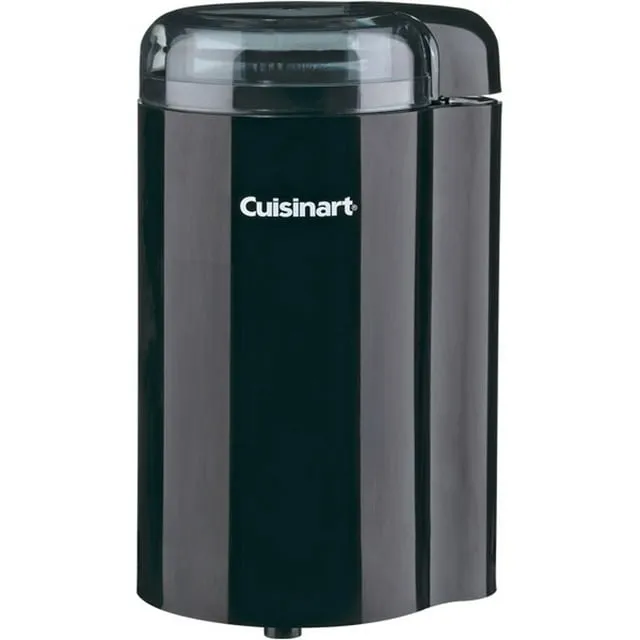 Cuisinart DCG-20BKN Coffee Grinder, 2.5 oz Hopper, 130 W, Stainless Steel, Black