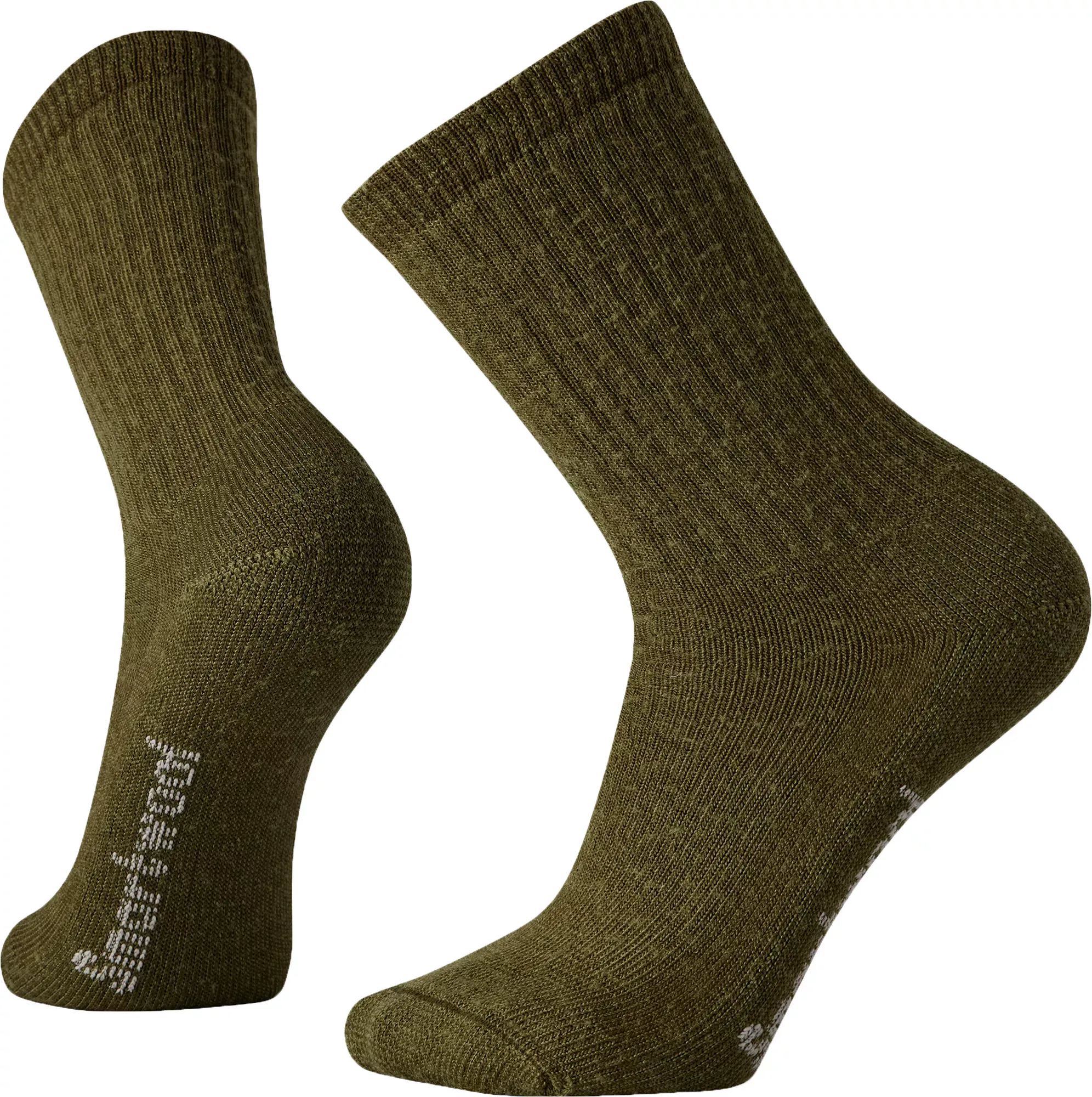 Smartwool Hike Classic Edition Full Cushion Solid Crew Socks - Military Olive